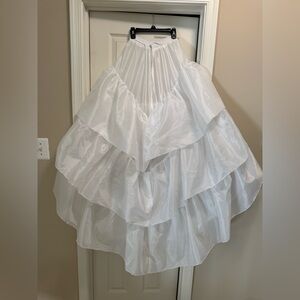 White Layered petticoat Skirt